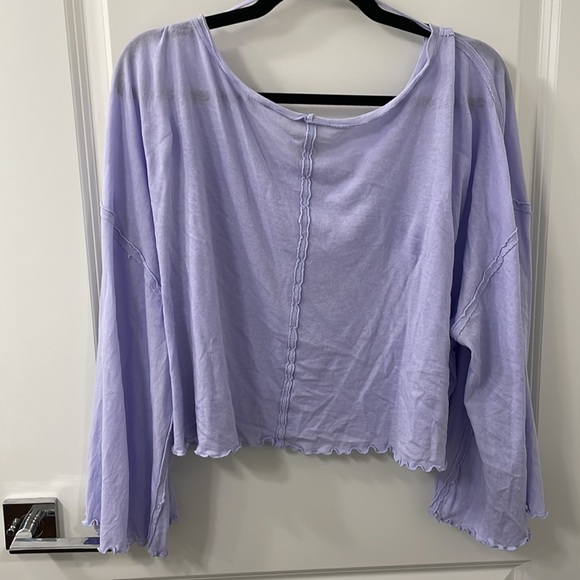 Long sleeved cropped shirt - Picture 4 of 4